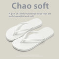 Foldable beach slippers with non-slip PVC soles in orange, purple, black and white colours