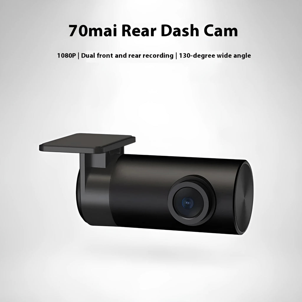 Midrive RC09 rear window recording camera with 1080p HD resolution and compact plastic housing