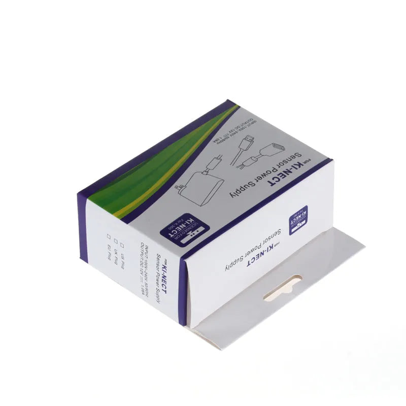 Xbox 360 Kinect power adapter with European design and plug options