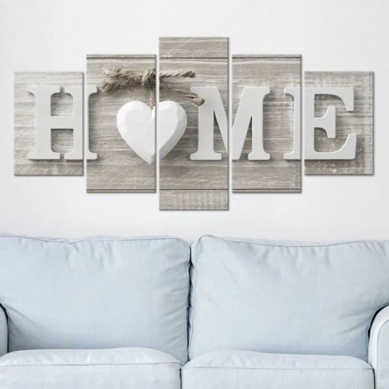 HOME oil painting reproduction printed on canvas, available in multiple sizes for wall decor.