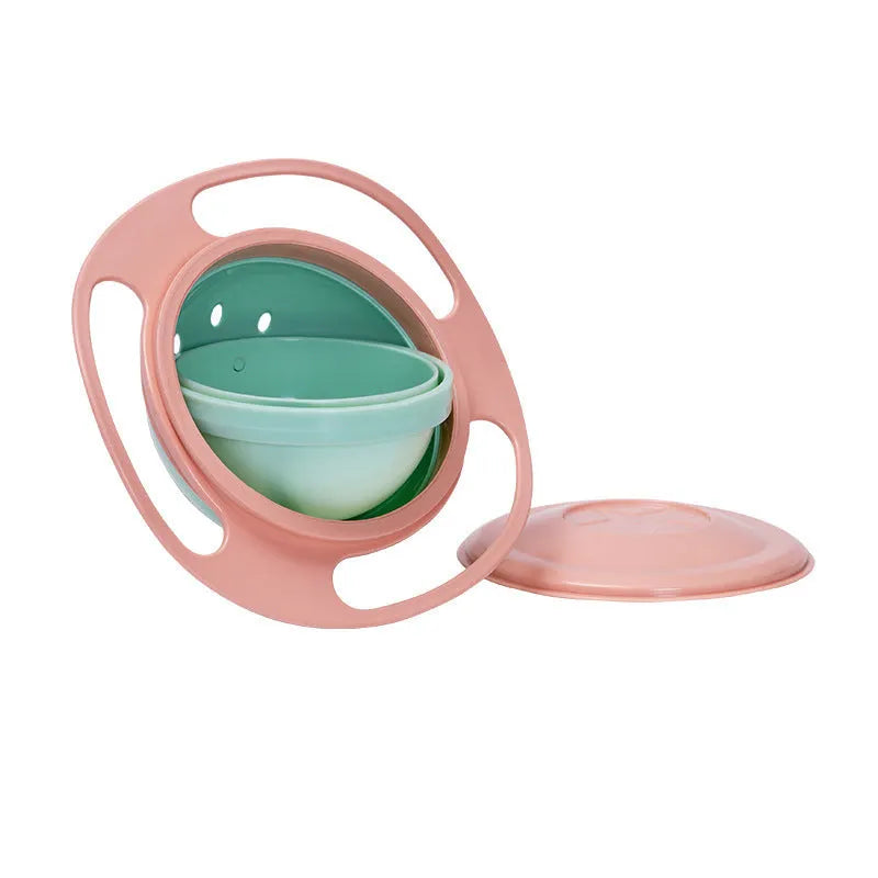 Children's rotating balance bowl in plastic, blue colour, suitable for toddlers over 24 months