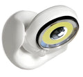 White Atomic Angel induction night light with ABS plastic housing and decorative angel design