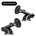 YC19 magnetic car phone holder with suction cup mount on car dashboard air vent