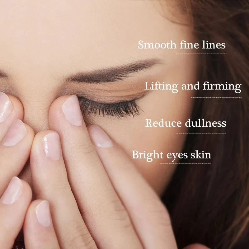 20g tube of peptide eye cream for reducing dark circles and puffiness.