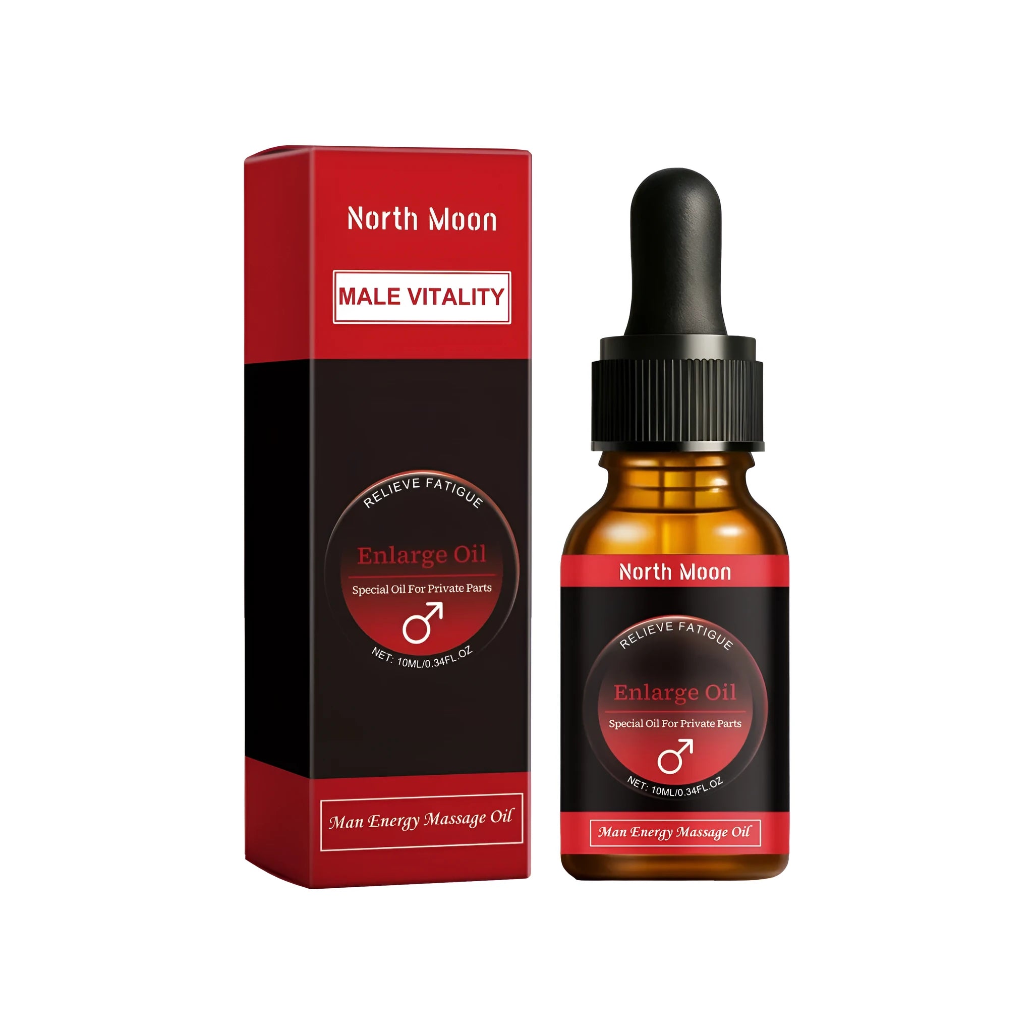 Male body nourishing fluid 10ml bottle with epimedium and ginger root extracts