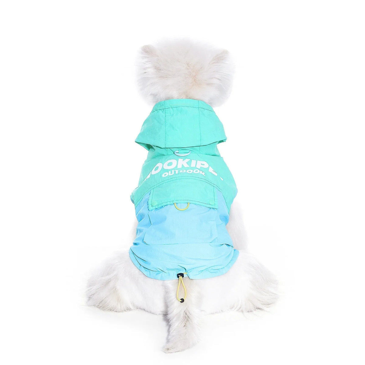 Mookipet blue green 100% nylon dog sun protection vest for small dogs, sizes XXS to XXL