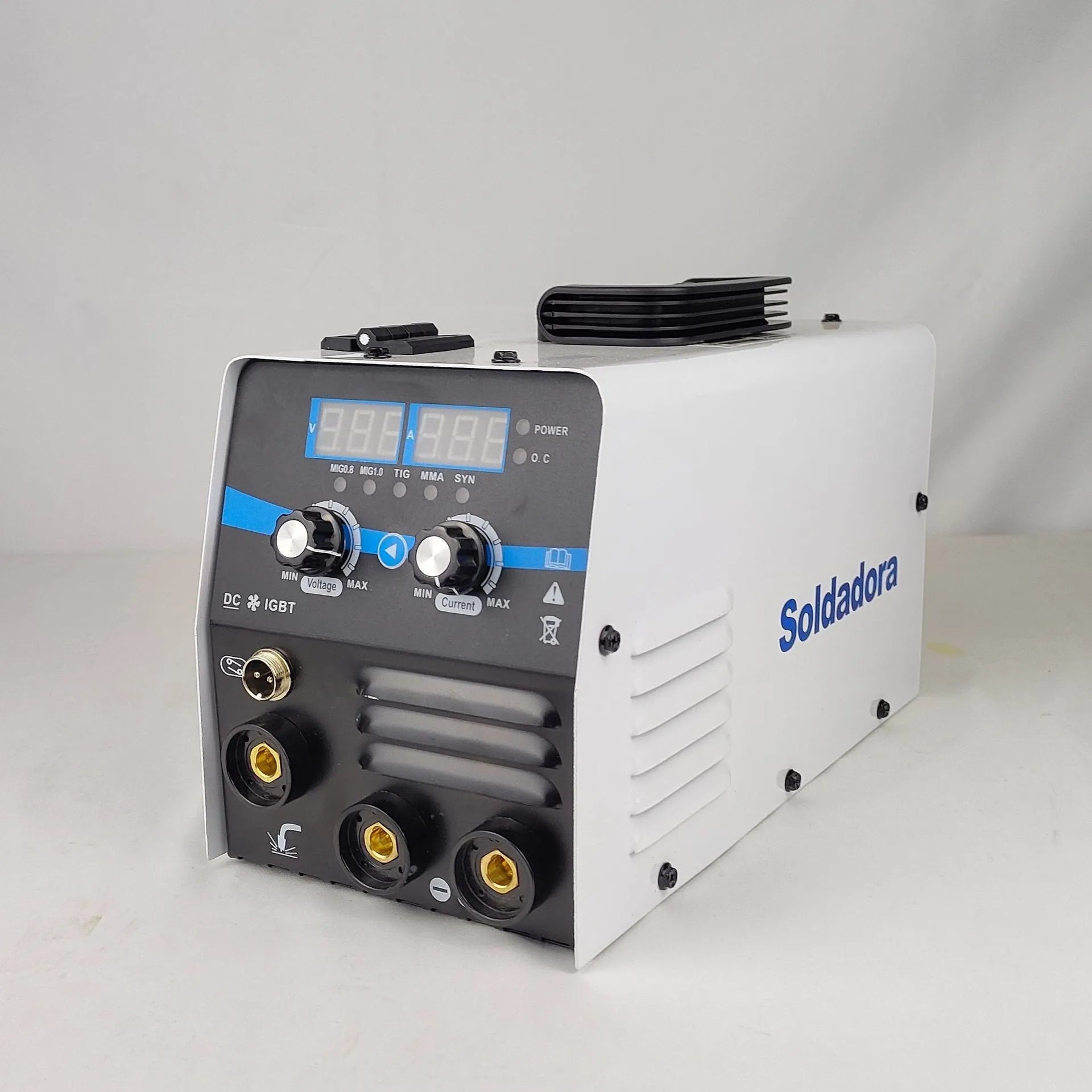 Multi Functional Gas Shielded Welding Machine Dual Voltage 110V Set Portable DC Inverter Welder for Metallic Carbon Steel Welding Machine US Electrical Outlet