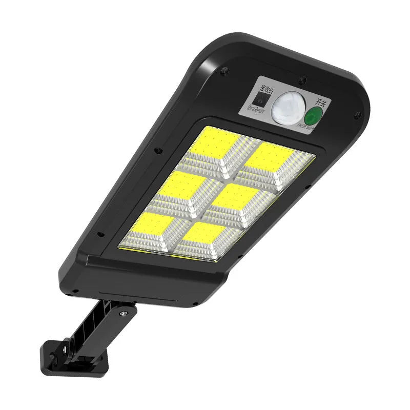 Solar wall light 160COB with motion sensor, 410x145x35mm, polysilicon panel