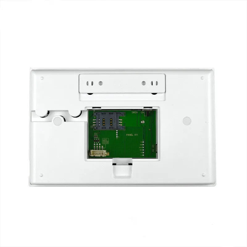 Intelligent WiFi GSM touch button household alarm host for UK security systems.