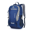 30-litre dark green waterproof nylon outdoor backpack with an airpillow strap system