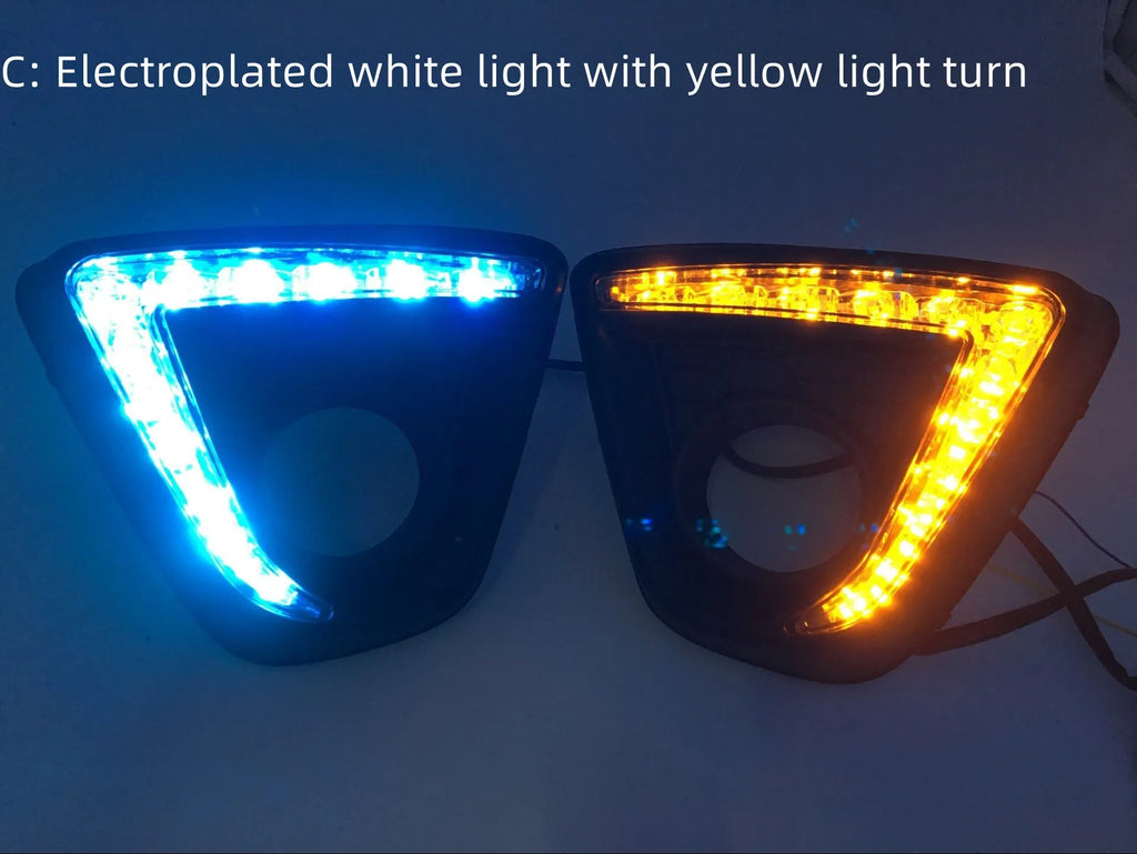 Mazda CX-5 daytime running light LED set with electroplated white light and configuration options