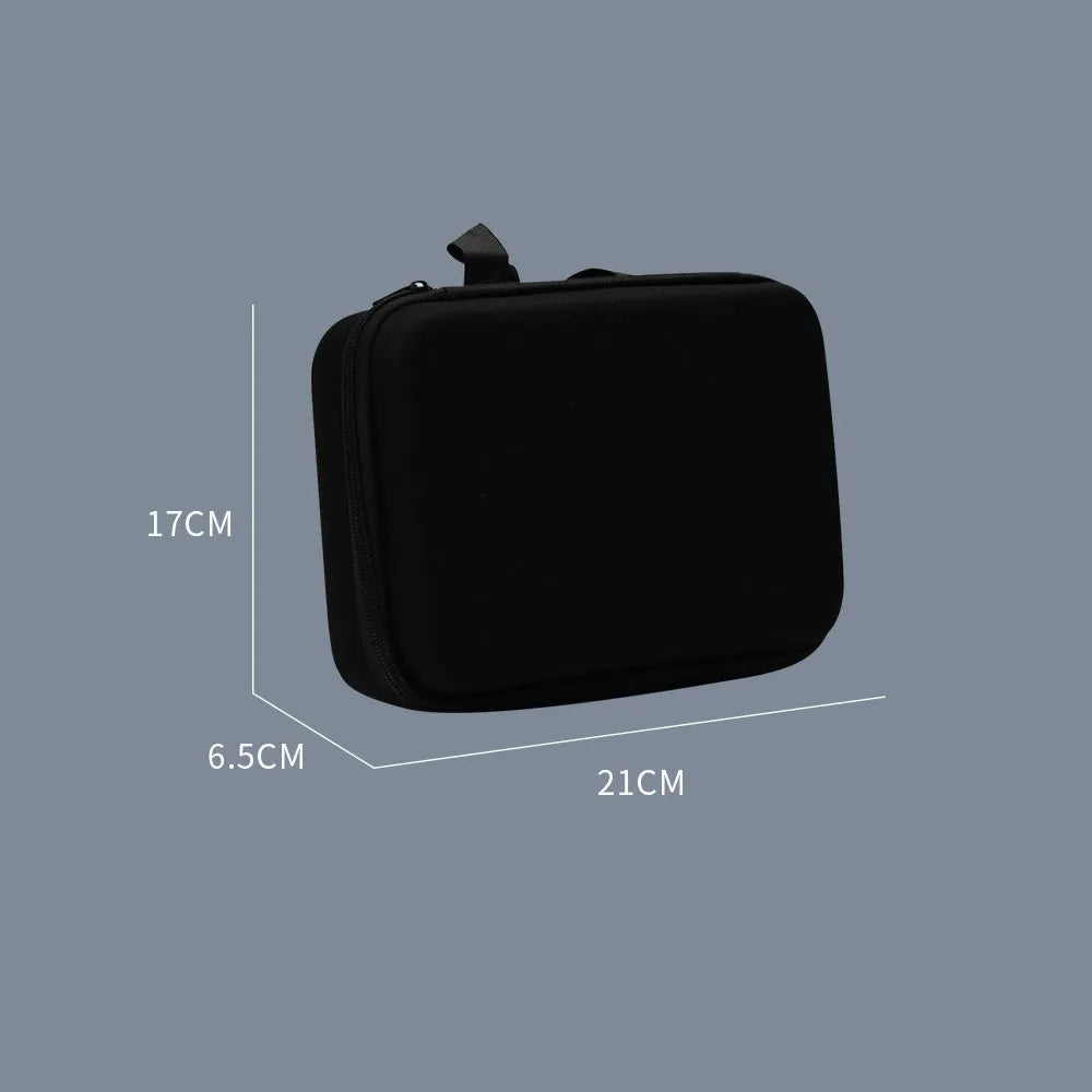 Black UAV aerial photography drone with four rotors, folding frame under 30 cm, optical flow positioning system