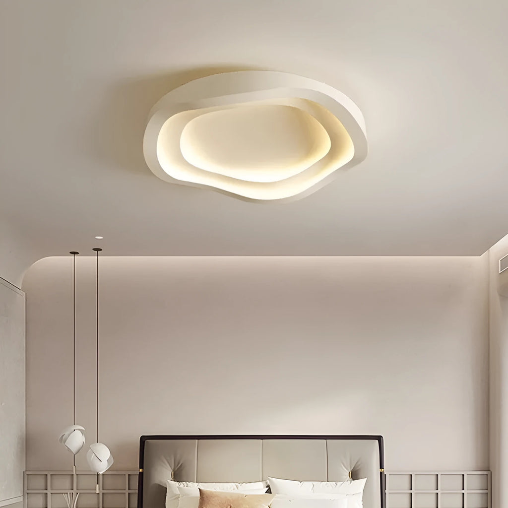 50cm LED ceiling light for bedroom with acrylic lampshade and iron lamp body, modern and simple ceiling lamp