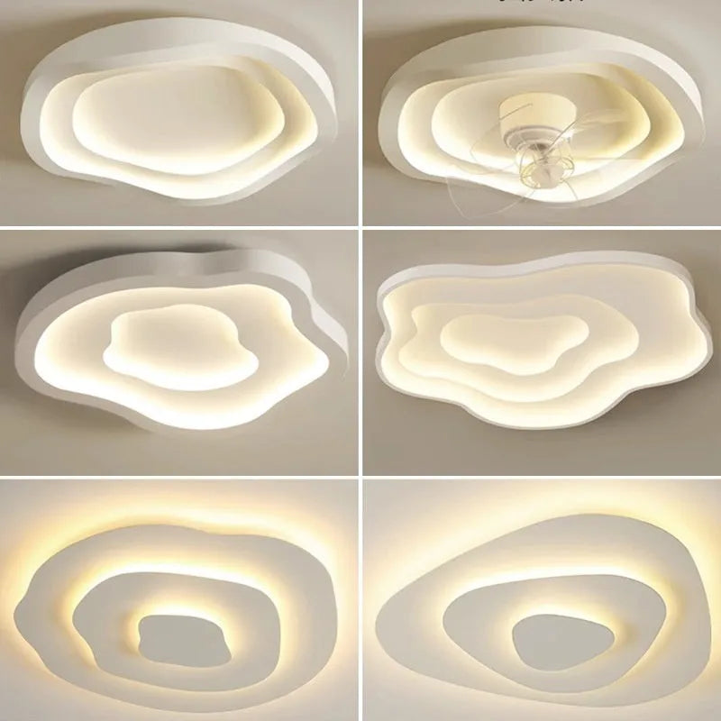50cm LED ceiling light for bedroom with acrylic lampshade and iron lamp body, modern and simple ceiling lamp