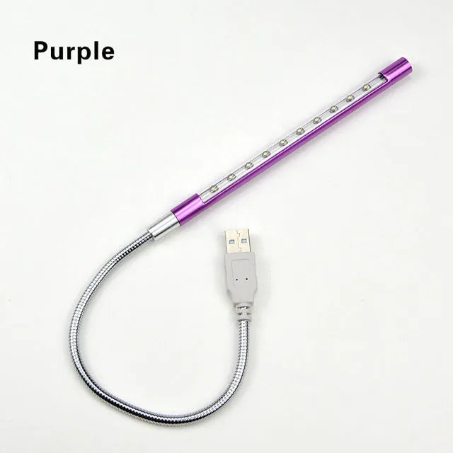 Spiral-shaped USB LED night light for laptop in aluminum alloy with six colour options