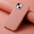 PU leather litchi grain phone case in matcha green for Apple iPhone protective cover