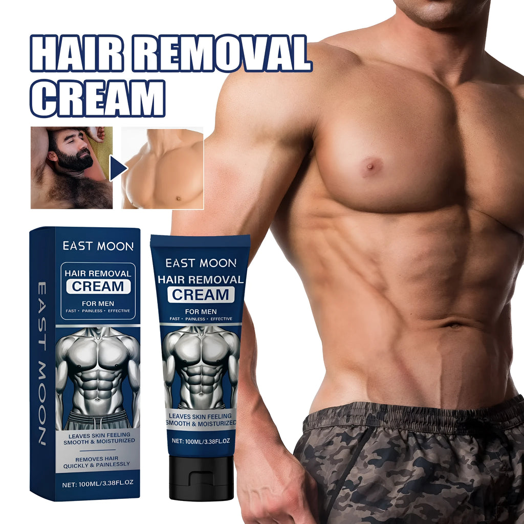 Men's 100ml depilatory cream for lip beard armpit hand and leg hair removal