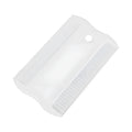 Double-sided flea comb for pets with fine teeth, 0.85cm wide plastic grooming tool