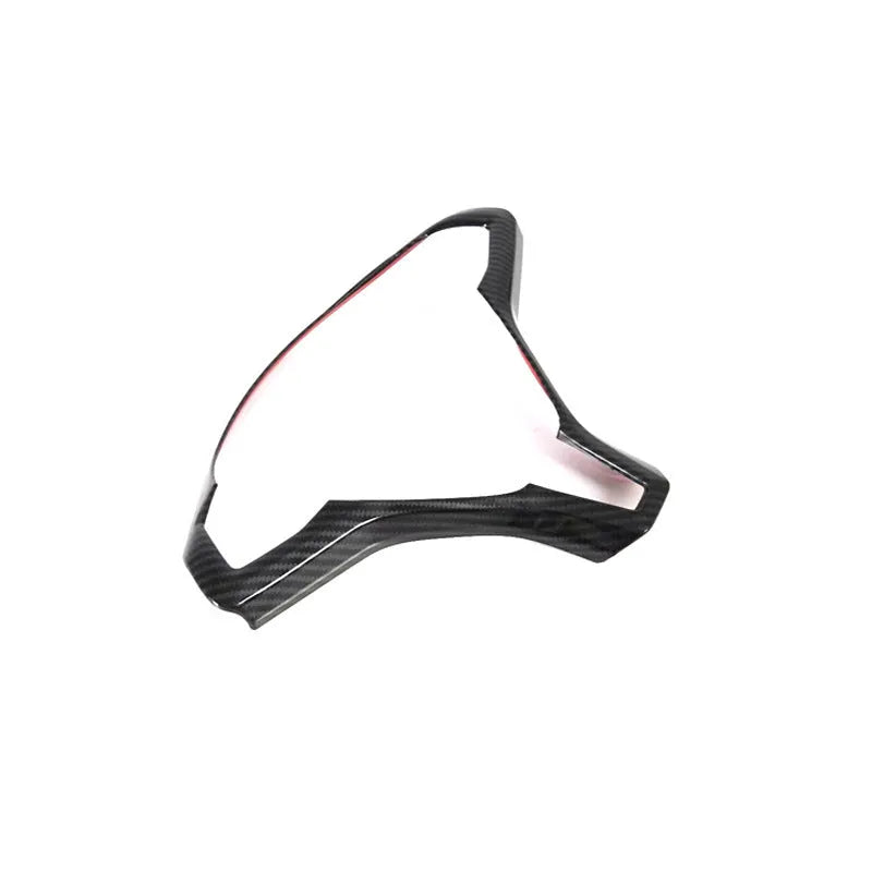 Tesla Model S steering wheel decorative frame in carbon fibre finish