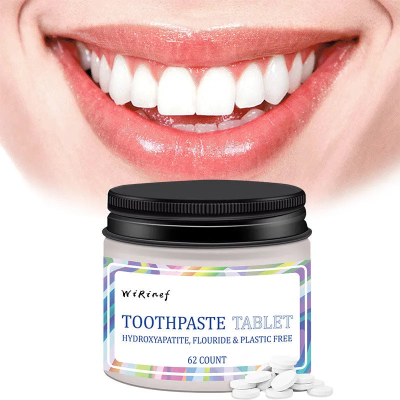 TP19 solid toothpaste tablets in portable format for water-free oral hygiene