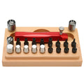 20-piece steel watch repair extracting tube set in storage case for watch and clock repair