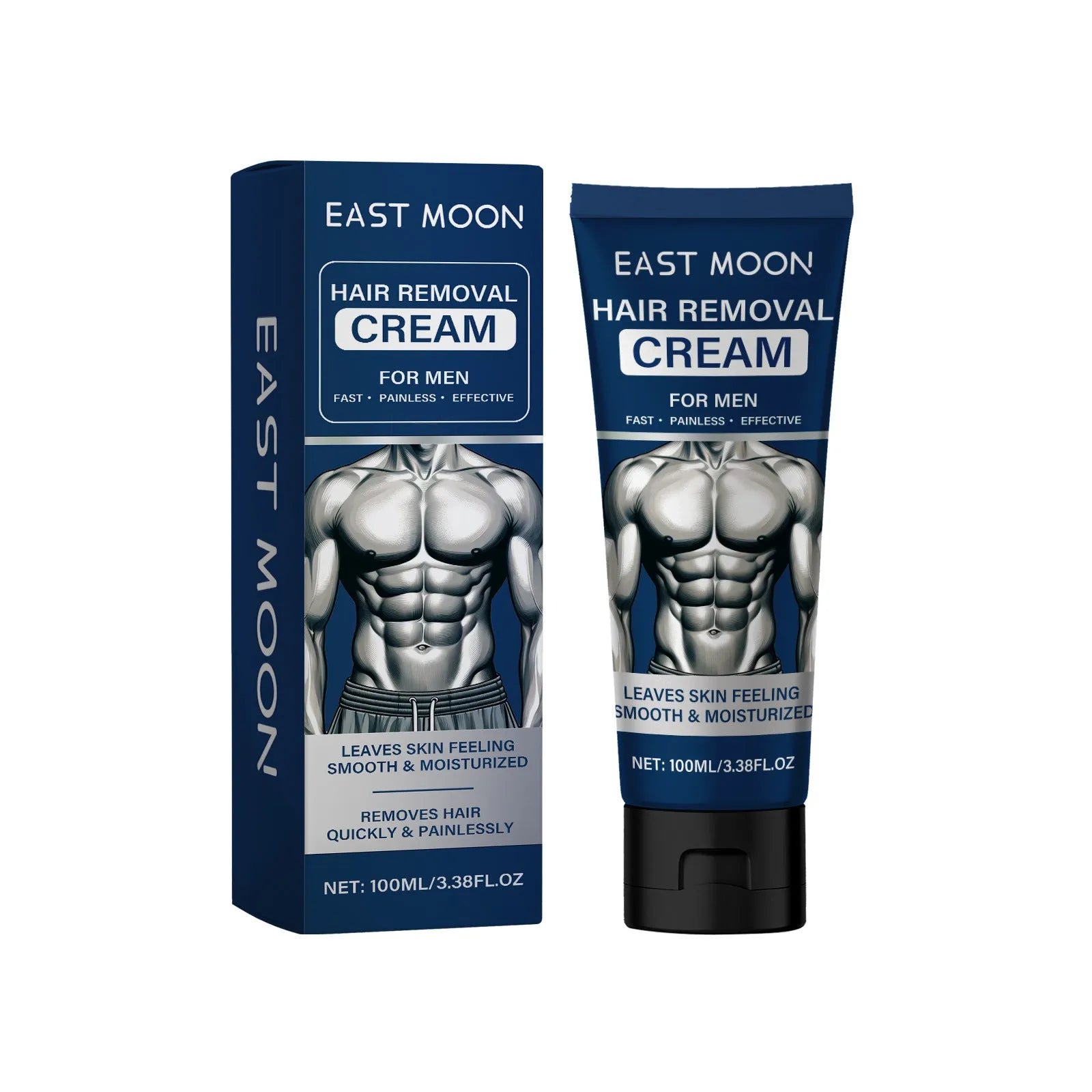 Men's 100ml depilatory cream for lip beard armpit hand and leg hair removal