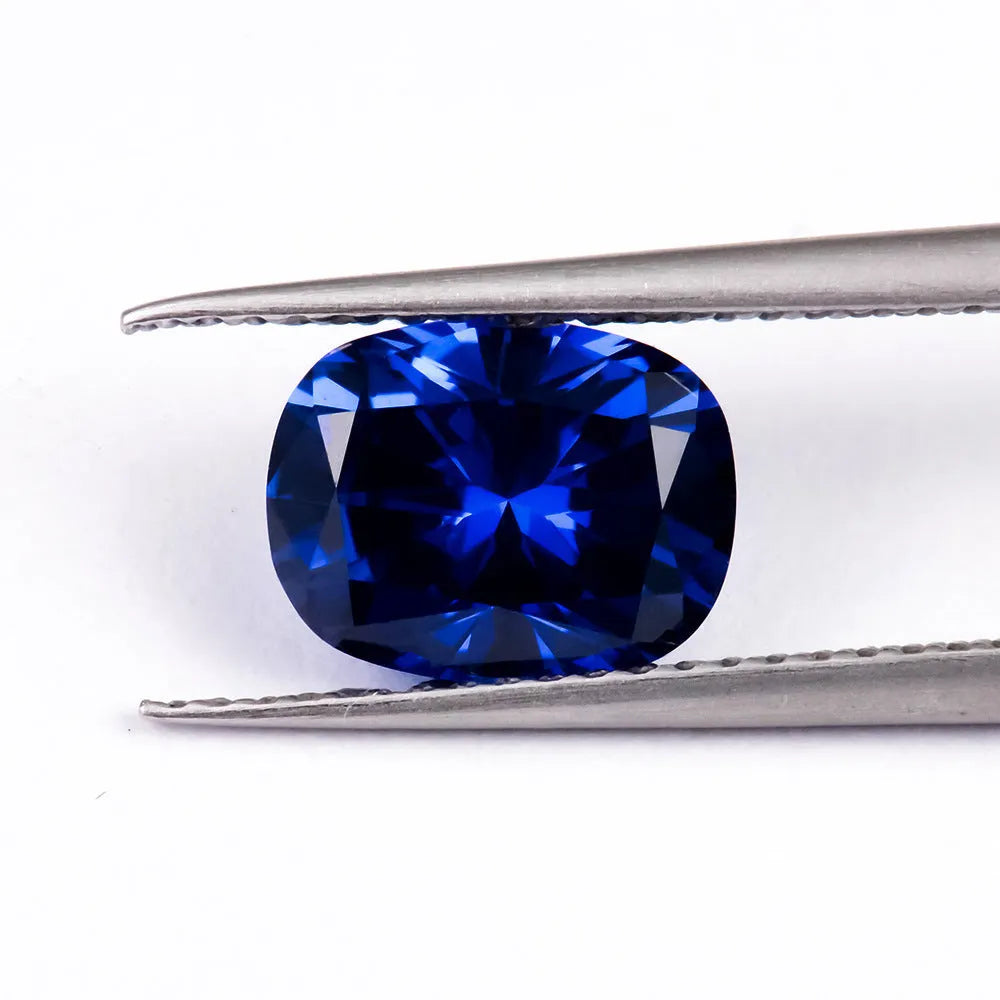 Royal blue love shaped tiara gemstones in various shapes and sizes for jewellery making