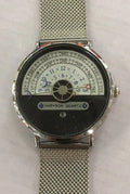 Men's gold and silver sport watch with 40mm dial and 30M waterproof rating