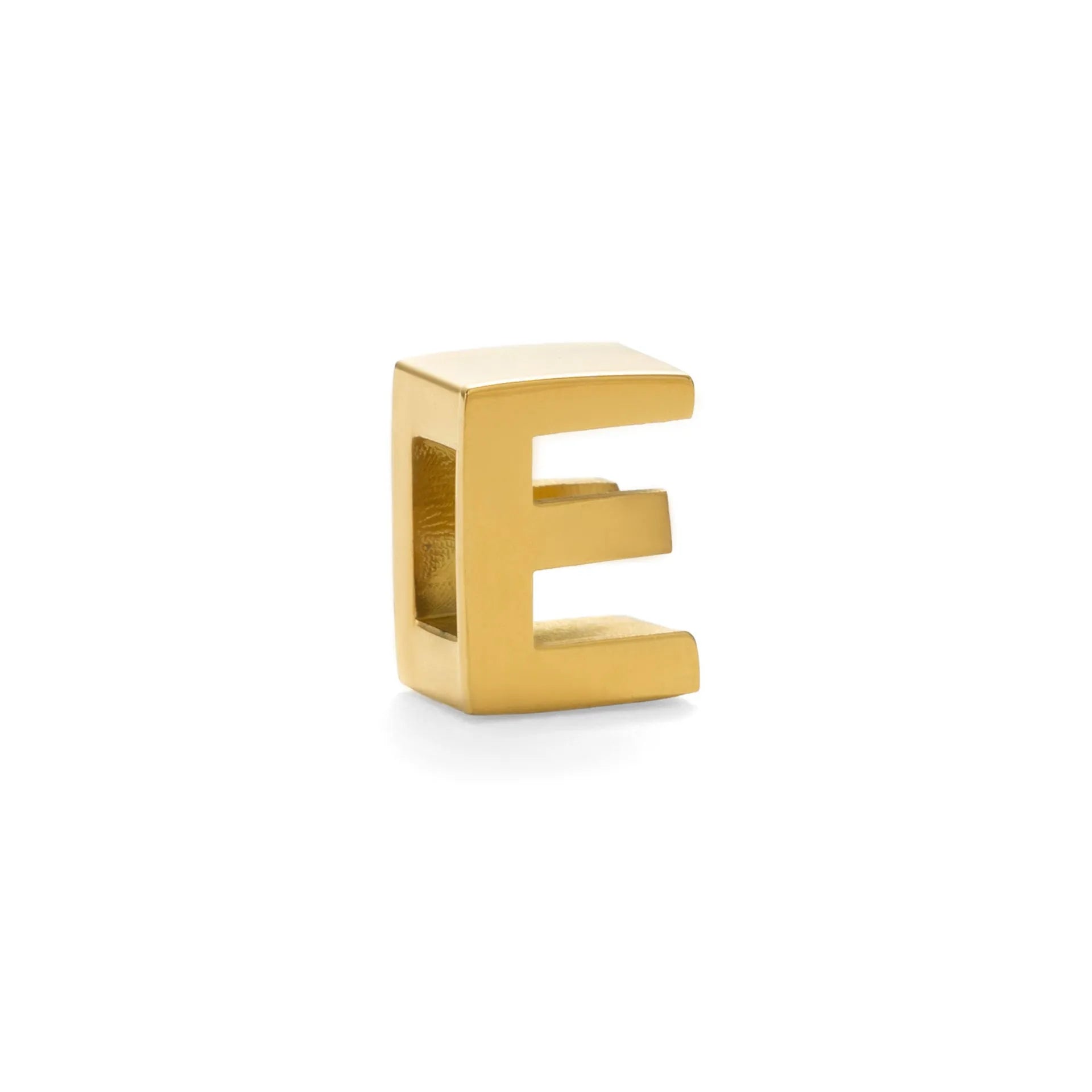 Titanium steel number letter necklace with 40.5cm chain and electroplated gold or silver finish