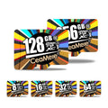 Class 10 memory card for smartphones, tablets, and dash cams, available in 8 GB to 256 GB capacities.