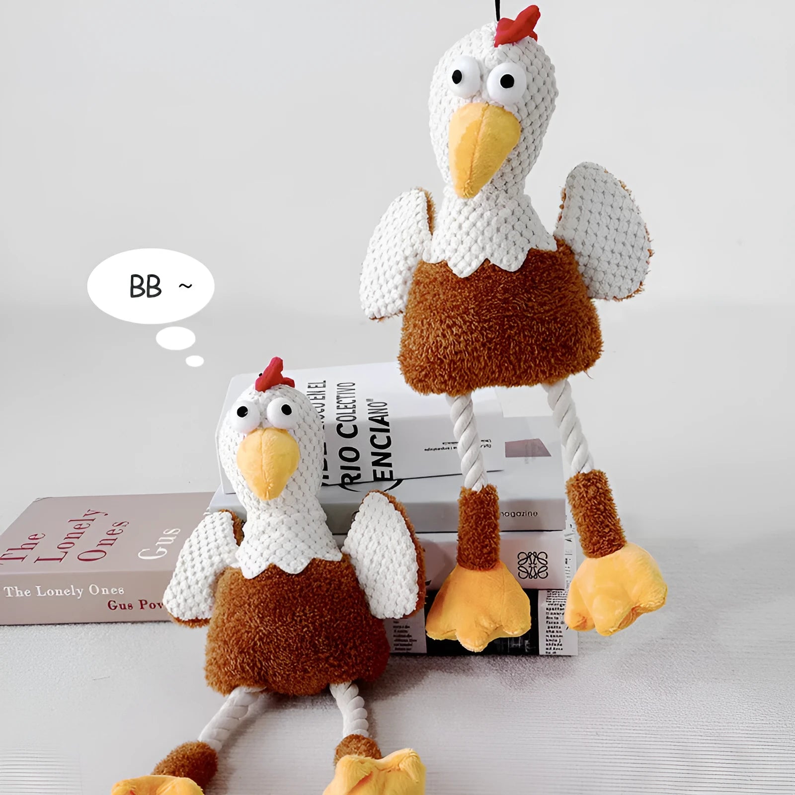 White pet boredom relief toy for dogs and cats with chewing resistance design