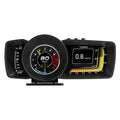 A600 OBDII vehicle diagnostic monitor with colour screen, cable, and installation tools including wrench and crowbar