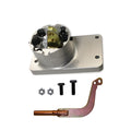 Silver aluminium alloy shift short lever for Horton vehicles with mounting hardware