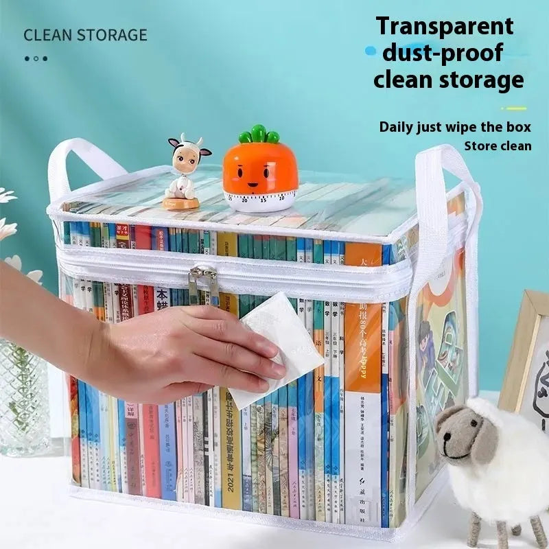 Large white foldable water buggy bag with transparent side panels showing 24L capacity.