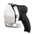 Black KS-100E electric meat cleaver with thickness adjustment dial for turkey and barbecue prep.