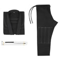 Brazilian Jiu-jitsu and judo training uniform set in a cotton blend fabric, shown in one of five available colours.