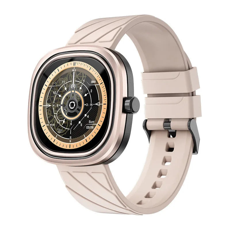 Fashion Bluetooth smart bracelet sports watch with 1.32-inch touchscreen on silicone wristband