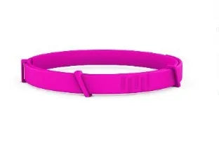 Rose red plastic anti-flea pet collar for cats and dogs, supplied as one collar in selected format