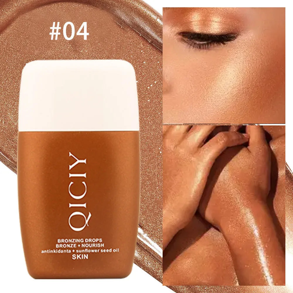 30ml brightening cream liquid bottle for face and body with four colour tone options