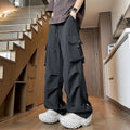 Women's plus size waterproof trousers in straight-leg design with drawstring waist