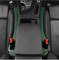 Polyurethane car seat gap strips in black brown red beige colours preventing items falling between seats