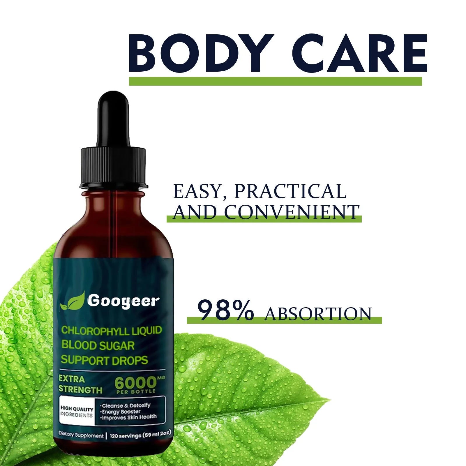 Body Care Skin Massage Drops 59ml bottle with L-carnitine and botanical extracts for body massage