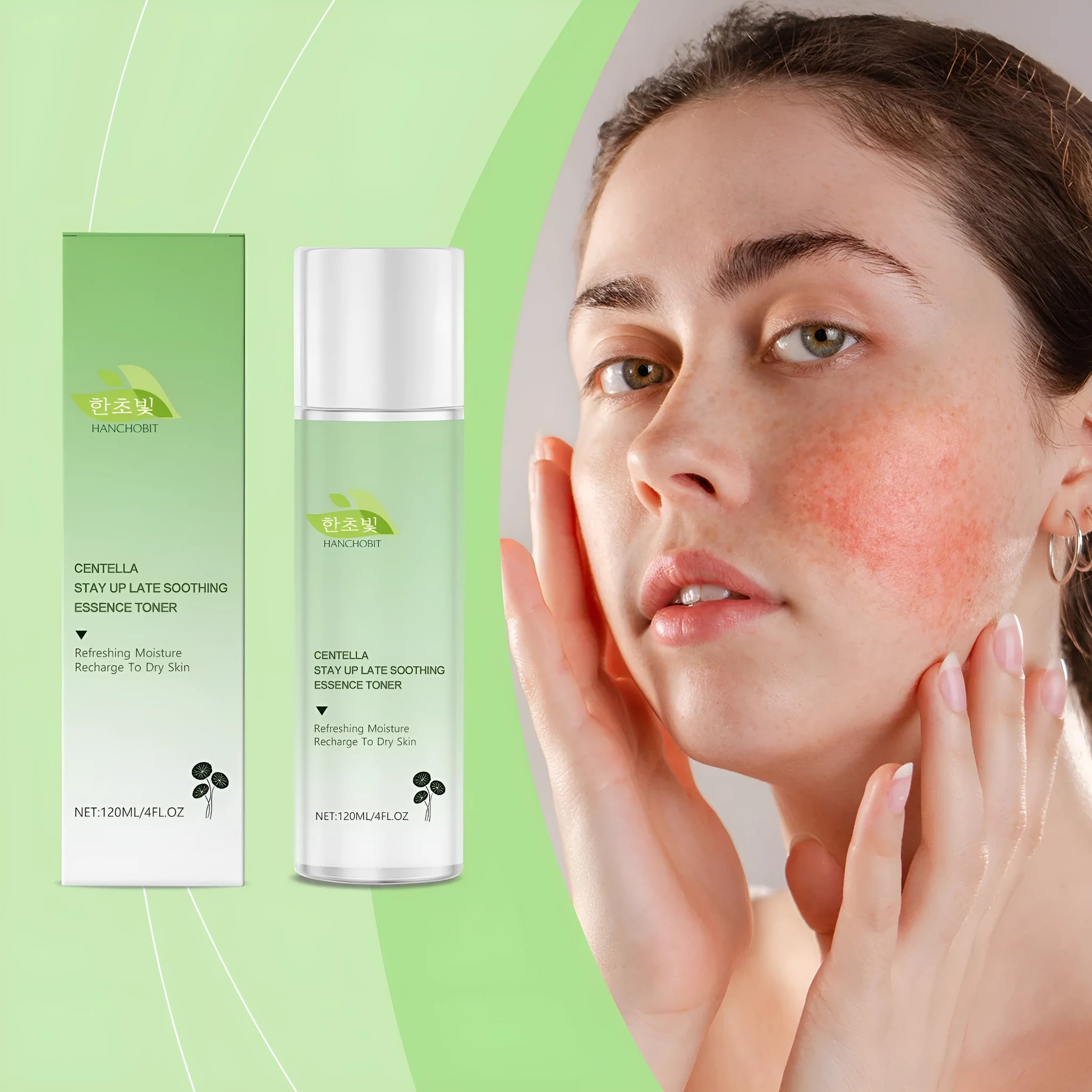 120ml bottle of Centella Asiatica Soothing & Fortifying Lotion with a dropper.