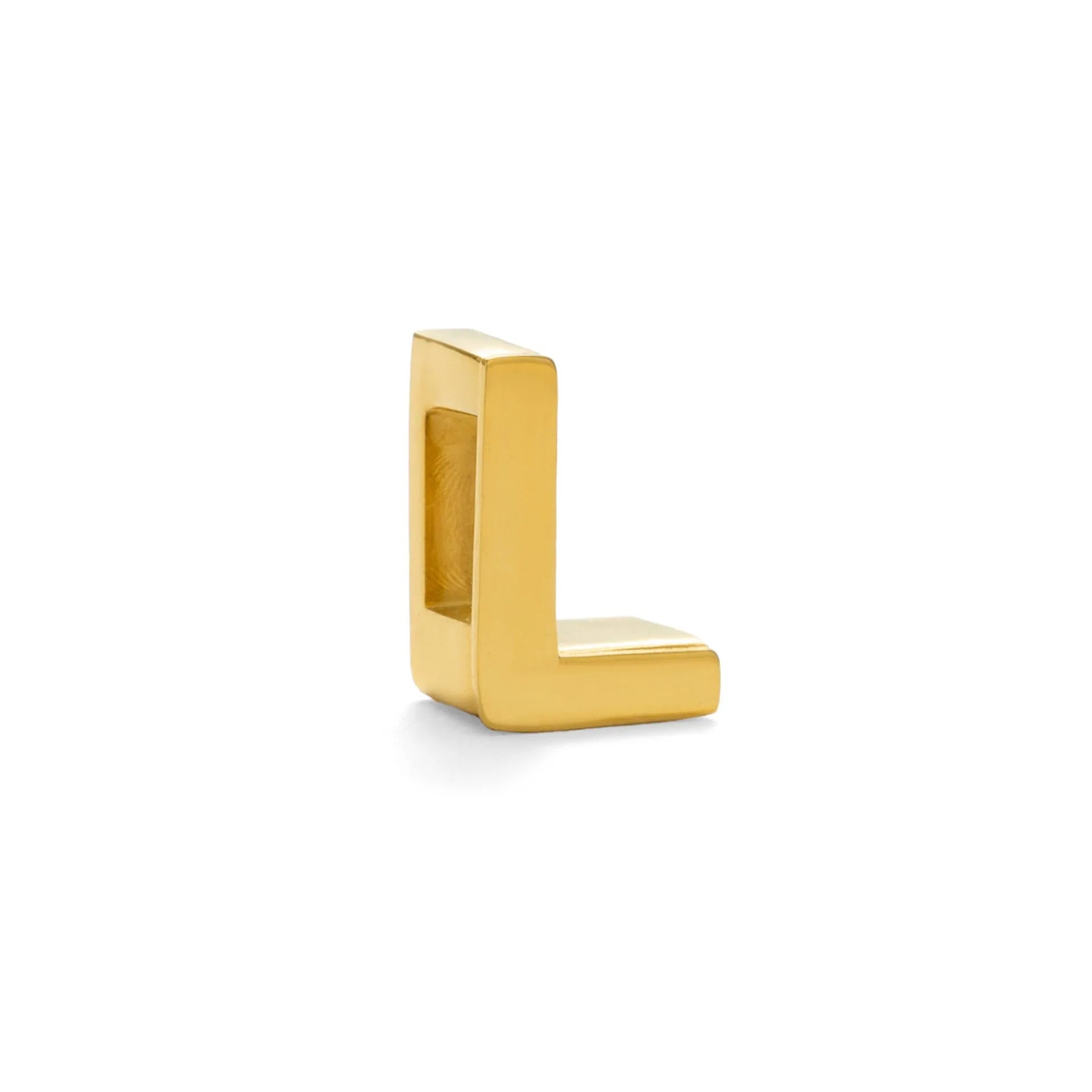 Titanium steel number letter necklace with 40.5cm chain and electroplated gold or silver finish