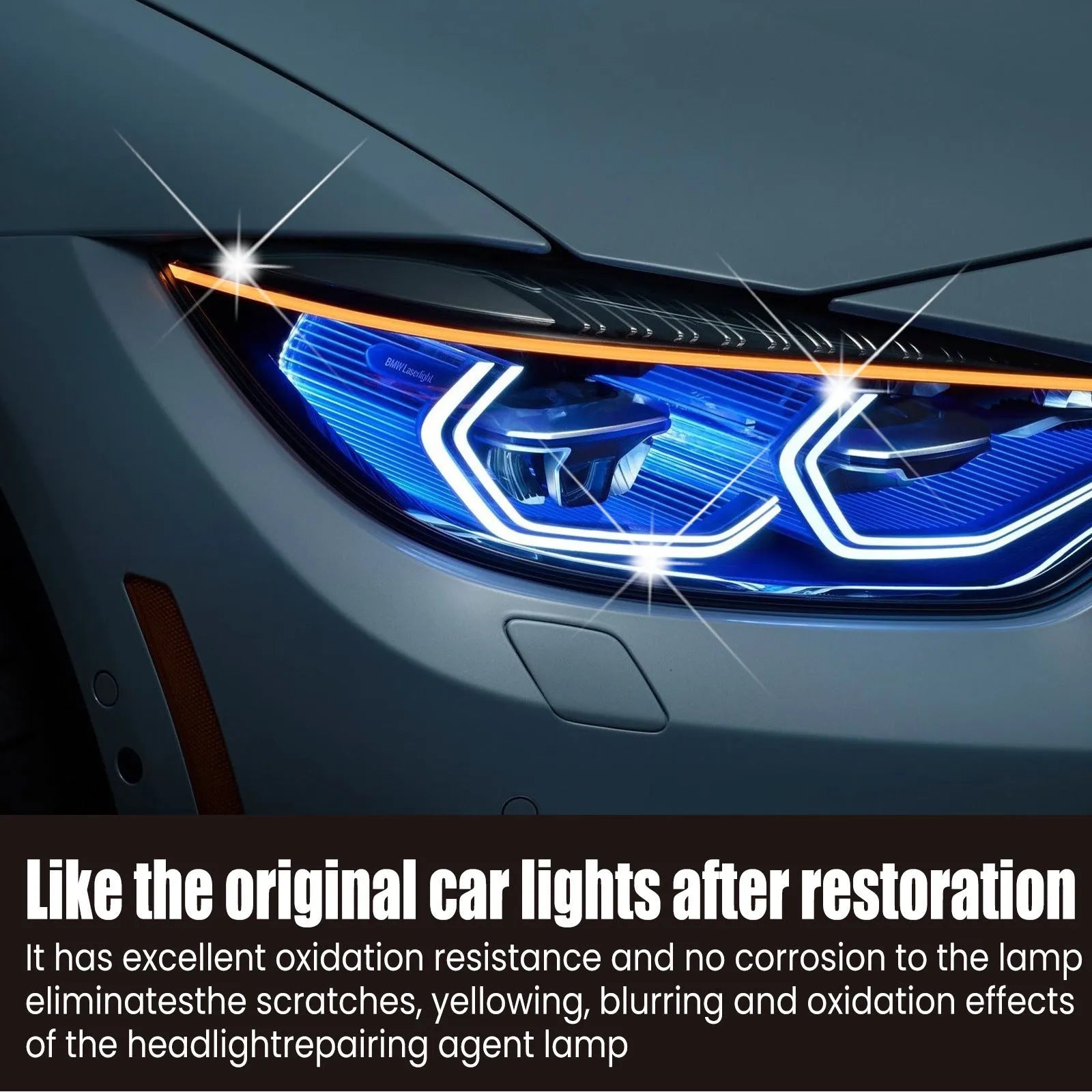 150ml bottle of car lamp repair liquid for restoring yellowed plastic headlights