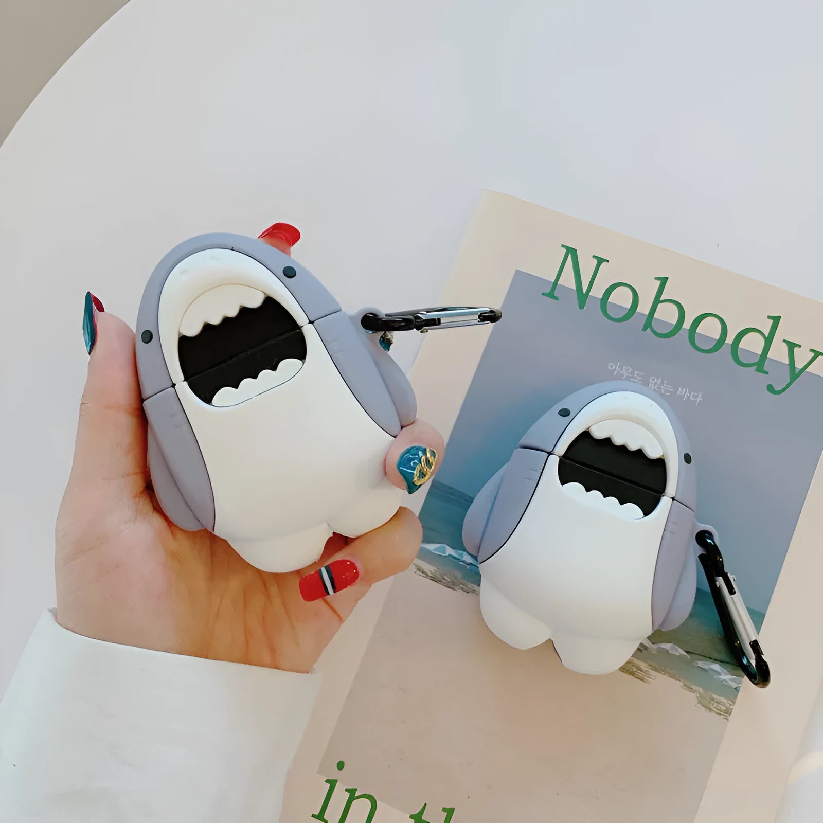 Silicone protective covers for AirPods 1 and 2 wireless headphones in various colours