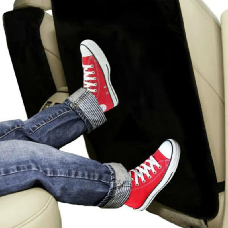 Black car seat anti-kick protective pad made from Oxford cloth with universal five-seat specification for vehicle interior protection