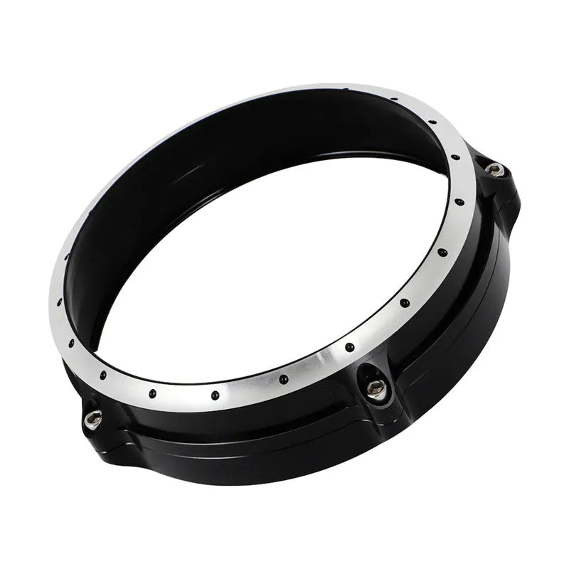 Black CNC aluminium headlamp cover for BMW R NINE T Scrambler motorcycle 2014-2017