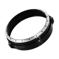 Black CNC aluminium headlamp cover for BMW R NINE T Scrambler motorcycle 2014-2017