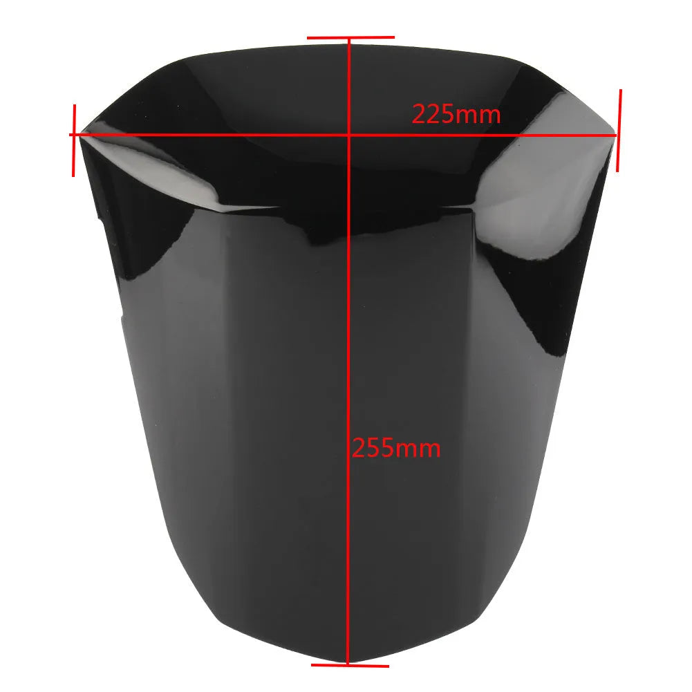 Suzuki GSXR1000 rear cowl seat cover in ABS plastic shown in available colours